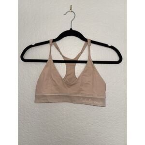 Lululemon Ever Essentials Cotton Bralette Beige Nude Size Small